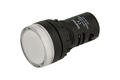 Kontrolka; AD16-22DS/W-24; 22mm; podświetlenie LED 24V; biały; śrubowe; czarny; IP40; 38mm; Onpow; RoHS Kontrolka; AD16-22DS/W-24; 22mm; podświetlenie LED 24V; biały; śrubowe; czarny; IP40; 38mm; Onpow; RoHS