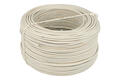 Wire; alarm cable; YTDY; 4x0,50mm2; solid; Cu; white; PVC; round; 60V; 100m reel; Elektrokabel; RoHS Wire; alarm cable; YTDY; 4x0,50mm2; solid; Cu; white; PVC; round; 60V; 100m reel; Elektrokabel; RoHS