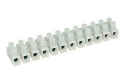 Łączówka; listwa elektryczna; DG12HS-0; 12 torów; R=11,50mm; 17,8mm; 30A; 300V; na przewód; proste; otwór okrągły; śruba prosta; śrubowy; poziomy; 2,5÷10mm2; biały; Degson; RoHS Łączówka; listwa elektryczna; DG12HS-0; 12 torów; R=11,50mm; 17,8mm; 30A; 300V; na przewód; proste; otwór okrągły; śruba prosta; śrubowy; poziomy; 2,5÷10mm2; biały; Degson; RoHS