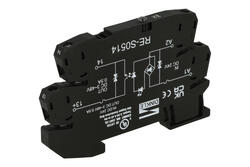 Przekaźnik; instalacyjny; SSR (półprzewodnikowy); RE-S0514; 24V; DC; 0,5A; 3÷48V; DC; MOSFET; na szynę DIN35; 1 styk zwierny; Dinkle; RoHS; CE Przekaźnik; instalacyjny; SSR (półprzewodnikowy); RE-S0514; 24V; DC; 0,5A; 3÷48V; DC; MOSFET; na szynę DIN35; 1 styk zwierny; Dinkle; RoHS; CE