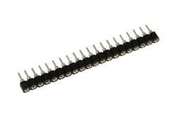 Piny (gniazdo); precyzyjne SIP; PSIP20; 2,54mm; 20 torów; 1x20; przewlekany (THT); cynowane; 3mm; RoHS Piny (gniazdo); precyzyjne SIP; PSIP20; 2,54mm; 20 torów; 1x20; przewlekany (THT); cynowane; 3mm; RoHS