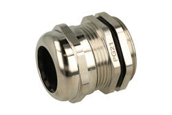 Dławnica; PG21 Metal Cable Gland; mosiądz niklowany; IP68; PG21; 10÷16mm; 27mm; Howo; RoHS Dławnica; PG21 Metal Cable Gland; mosiądz niklowany; IP68; PG21; 10÷16mm; 27mm; Howo; RoHS