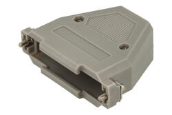 Connector housing; D-Sub; Canon 37p HQ; 37 ways; for cable; straight; grey; plastic; screwed; RoHS Connector housing; D-Sub; Canon 37p HQ; 37 ways; for cable; straight; grey; plastic; screwed; RoHS