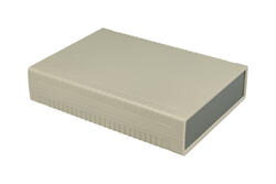 Enclosure; for instruments; desktop; G766; ABS; 190mm; 140mm; 40mm; light gray; dark gray ABS ends; Gainta; RoHS