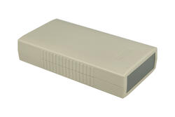 Enclosure; for instruments; G452; ABS; 190mm; 100mm; 40mm; IP54; light gray; dark gray ABS ends; Gainta; RoHS
