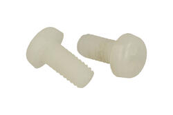 Wkręt; KLS8-0318-PF-M4-08; M4; 8mm; 10,5mm; walcowy; philips (+); nylon; KLS; RoHS Wkręt; KLS8-0318-PF-M4-08; M4; 8mm; 10,5mm; walcowy; philips (+); nylon; KLS; RoHS