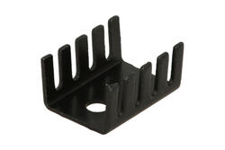 Radiator; FK231 S; z otworem; czerniony; 19,1mm; U; 13,5mm; 9,5mm Radiator; FK231 S; z otworem; czerniony; 19,1mm; U; 13,5mm; 9,5mm