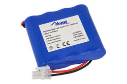 Akumulator; Li-Ion; INR18650-128M-1S4P WC2S; 3,6V; 12800mAh; 19x73,5x68,5mm; z przewodem 175mm+ złącze Cvilux CP-01102010; AKYGA; RoHS; 18650; z zabezpieczeniem PCM Akumulator; Li-Ion; INR18650-128M-1S4P WC2S; 3,6V; 12800mAh; 19x73,5x68,5mm; z przewodem 175mm+ złącze Cvilux CP-01102010; AKYGA; RoHS; 18650; z zabezpieczeniem PCM