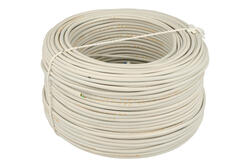 Wire; alarm cable; YTDY; 4x0,50mm2; solid; Cu; white; PVC; round; 60V; 100m reel; Elektrokabel; RoHS Wire; alarm cable; YTDY; 4x0,50mm2; solid; Cu; white; PVC; round; 60V; 100m reel; Elektrokabel; RoHS
