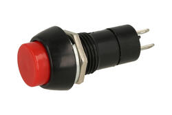 Switch; push button; PS11ARD; OFF-ON; red; no backlight; solder; 2 positions; 1A; 250V AC; 12mm; 29mm Switch; push button; PS11ARD; OFF-ON; red; no backlight; solder; 2 positions; 1A; 250V AC; 12mm; 29mm