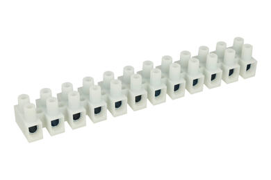 Łączówka; listwa elektryczna; DG15HS-0; 12 torów; R=15,00mm; 21,8mm; 50A; 300V; na przewód; proste; otwór okrągły; śruba prosta; śrubowy; poziomy; 6÷16mm2; biały; Degson; RoHS Łączówka; listwa elektryczna; DG15HS-0; 12 torów; R=15,00mm; 21,8mm; 50A; 300V; na przewód; proste; otwór okrągły; śruba prosta; śrubowy; poziomy; 6÷16mm2; biały; Degson; RoHS