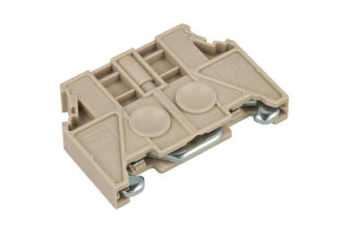 Locking element; for DIN rail terminal blocks; SS4N; grey; Dinkle; RoHS Locking element; for DIN rail terminal blocks; SS4N; grey; Dinkle; RoHS