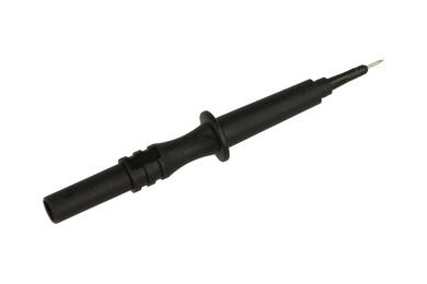 Test probe; 464-IEC-SW; black; 0,7mm; pluggable (4mm banana socket); 1A; 600V; 85mm; safe; Elektro-PJP; RoHS Test probe; 464-IEC-SW; black; 0,7mm; pluggable (4mm banana socket); 1A; 600V; 85mm; safe; Elektro-PJP; RoHS