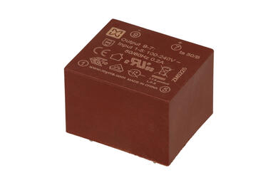 Zasilacz; do druku; M47162; 5V DC; 900mA; 4,5W; 85÷265V AC; obudowa transformatora; Myrra; RoHS Zasilacz; do druku; M47162; 5V DC; 900mA; 4,5W; 85÷265V AC; obudowa transformatora; Myrra; RoHS
