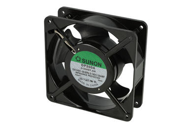 Fan; DP200A2123XST.GN; 120x120x38mm; slide bearing; 230V; AC; 22W; 161,5m3/h; 46,5dB; 140mA; 2850RPM; terminals 2,8x0,3mm; Sunon; RoHS Fan; DP200A2123XST.GN; 120x120x38mm; slide bearing; 230V; AC; 22W; 161,5m3/h; 46,5dB; 140mA; 2850RPM; terminals 2,8x0,3mm; Sunon; RoHS
