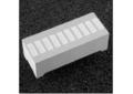 Wyświetlacz; LED; DC10EWA; linijka; katoda; 10-segmentowy; 5,08mm; 25,4mm; 10,16mm; Kolor tła: szary; 1,9÷9mcd; 625nm; Kingbright; 20mA; 2V Wyświetlacz; LED; DC10EWA; linijka; katoda; 10-segmentowy; 5,08mm; 25,4mm; 10,16mm; Kolor tła: szary; 1,9÷9mcd; 625nm; Kingbright; 20mA; 2V