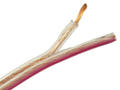 Przewód; głośnikowy; TLYp; 2x0,75mm2; linka; Cu; transparentny; PVC; płaski; -30...+80°C; 300V; zwój 100m; Technokabel; RoHS; 2,2/4,6mm Przewód; głośnikowy; TLYp; 2x0,75mm2; linka; Cu; transparentny; PVC; płaski; -30...+80°C; 300V; zwój 100m; Technokabel; RoHS; 2,2/4,6mm