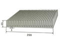 Radiator; C20025; 5kg/m; żebrowany; 200mm; 25mm Radiator; C20025; 5kg/m; żebrowany; 200mm; 25mm