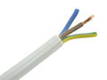 Przewód; prądowy; H03VV-F (OMYo); 3x0,50mm2; linka; Cu; biały; okrągły; PVC; 5,2mm; 300/300V; Elektrokabel; R Przewód; prądowy; H03VV-F (OMYo); 3x0,50mm2; linka; Cu; biały; okrągły; PVC; 5,2mm; 300/300V; Elektrokabel; R